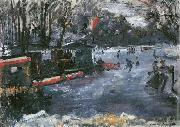 Lovis Corinth, Eisbahn im Berliner Tiergarten